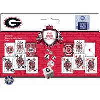 Georgia Bulldogs - 2-Pack Playing Cards & Dice Set by MasterPieces Puzzle Company INC