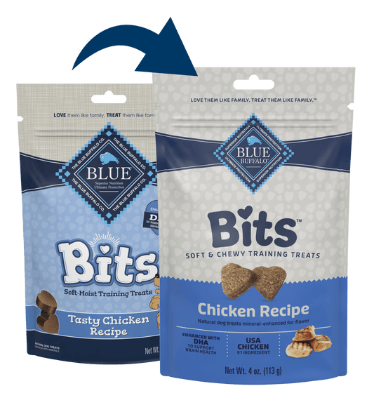 Training Dog Treats - Blue Buffalo Bits Chicken 4oz 🦴