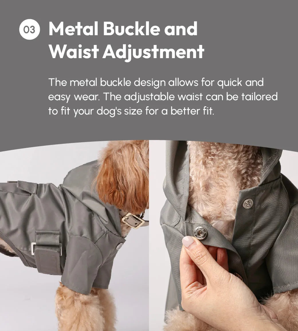 pehomnyc - BOWERY RAINCOAT - GRAY