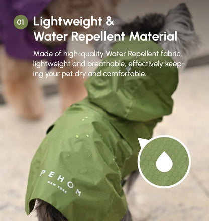 pehomnyc - Capsule Raincoat - Green