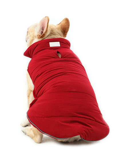 pehomnyc - Reversible Dog Vest Jacket - Red - Pet Vest