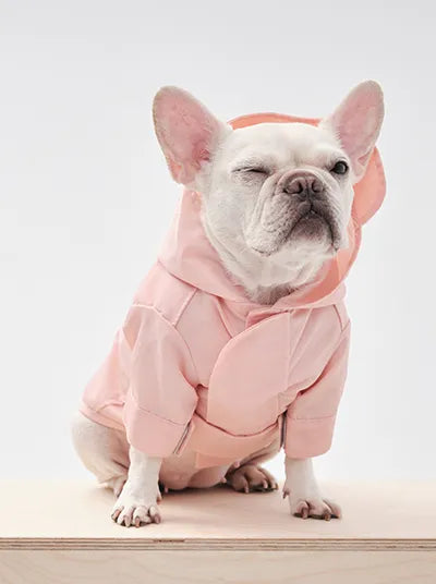 pehomnyc - Tribeca adjustable velcro raincoat - Light Pink