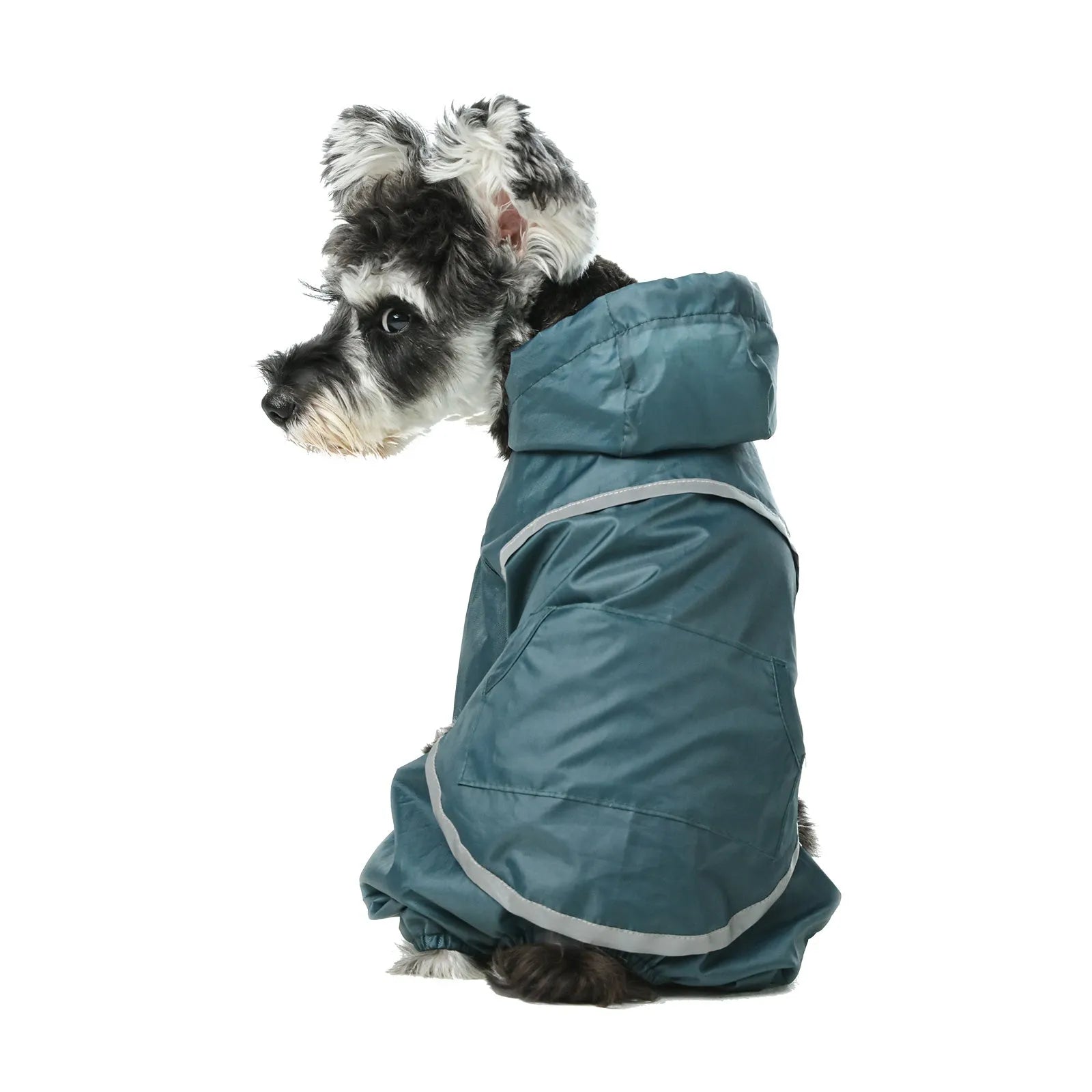 pehomnyc - Ultralight Full covered hooded waterproof dog jacket - Blue