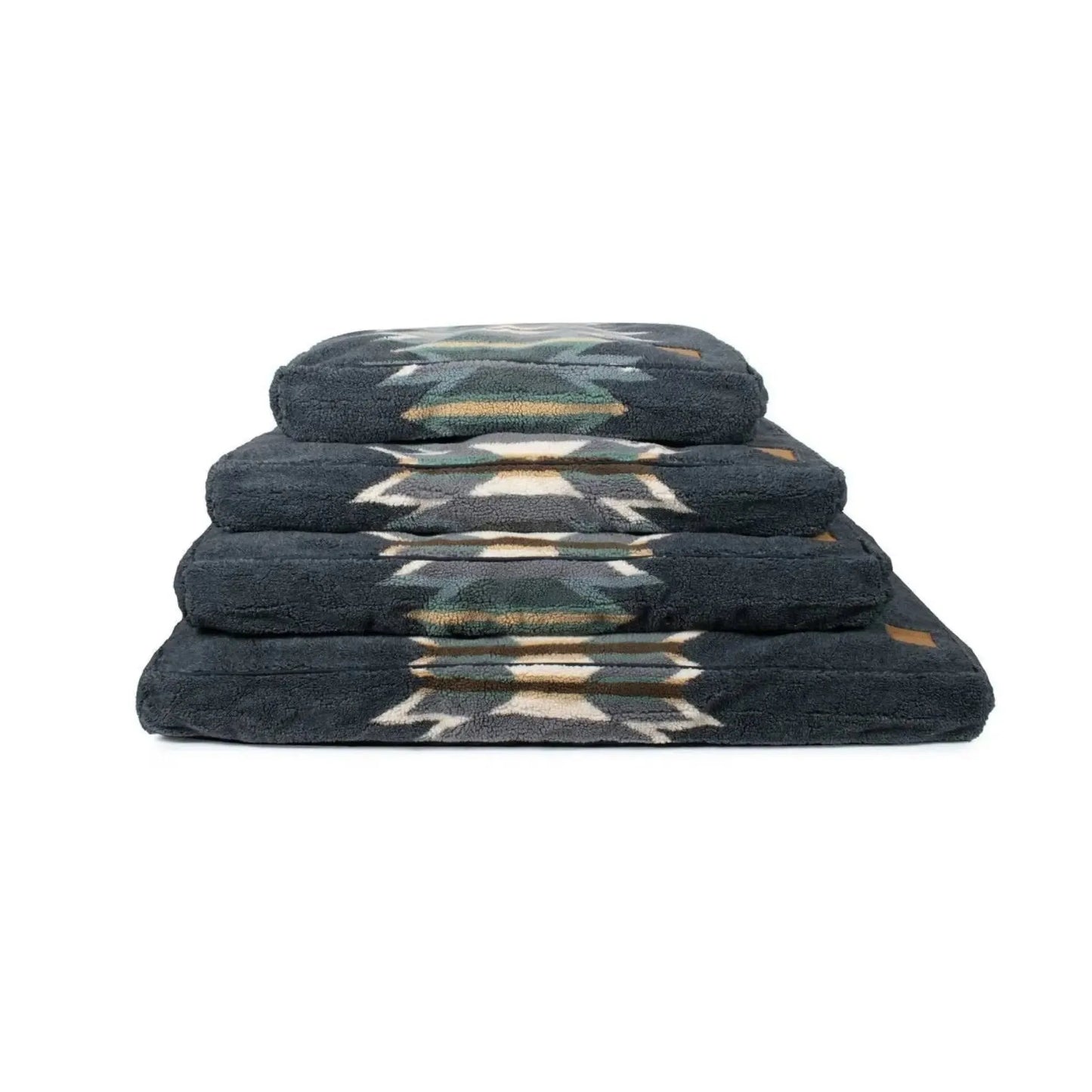 Pendleton Berber Pet Napper by K9 Outdoors in Harding Tonal Gray, available in small, medium, and large sizes.