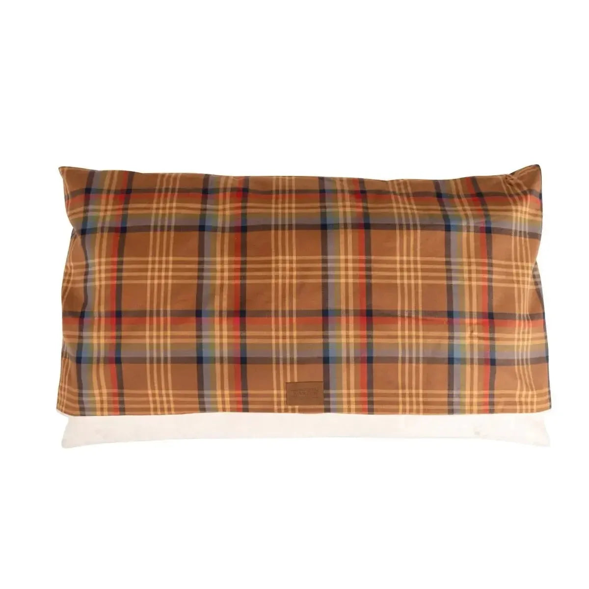 Pendleton Burrow Orthopedic Dog Bed by K9 Outdoors in Desert Plaid, available in Small, Medium, and Large sizes for luxury...