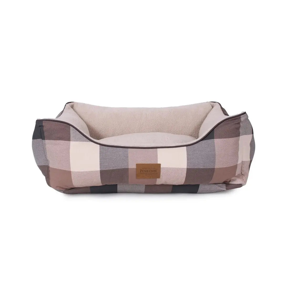 K9 Outdoors Pendleton dog bed with a stylish plaid design for comfort and support