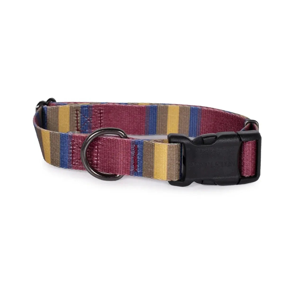 Pendleton National Park dog collar in colorful striped design for stylish and durable pet wear