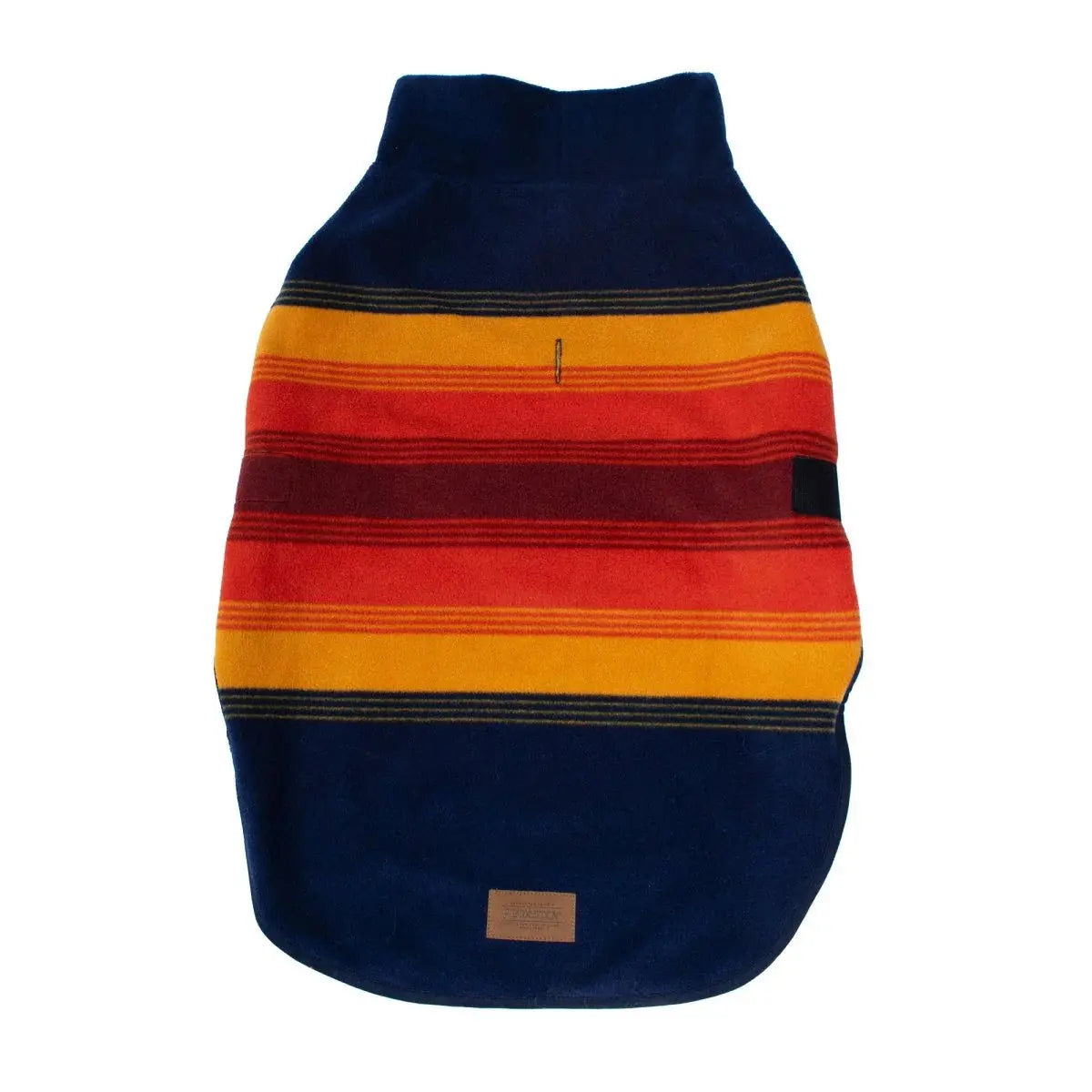 Pendleton National Park dog vest in vibrant stripes, perfect for warm outdoor adventures