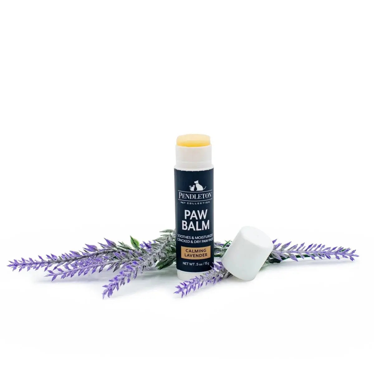 K9 Outdoors Paw Balm for dogs in a tube with calming lavender for soothing pet paws