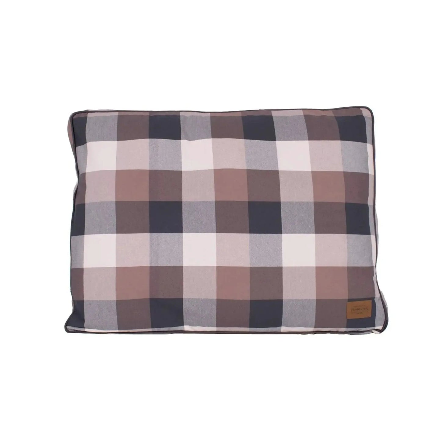 Pendleton Pet Napper by K9 Outdoors in Cabin Stripe Gray, available in Small, Medium, and Large sizes. Perfect for pets!