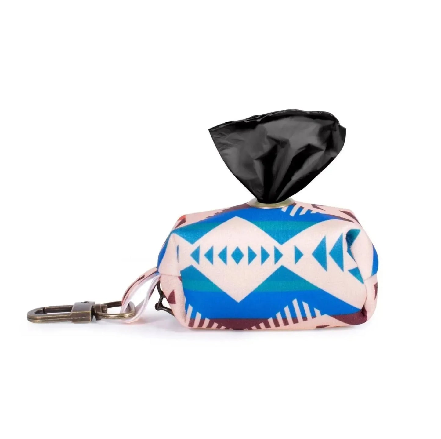 Pendleton Waste Bag Holder by K9 Outdoors in Canoe Club design, one-size, perfect for dog waste disposal on-the-go.