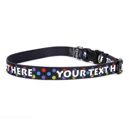 Personalized Gumballs Polka Dot Dog Collar