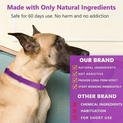 Adjustable Pet Calming Collar - Anxiety Reducing Pheromone for Lasting Relaxation