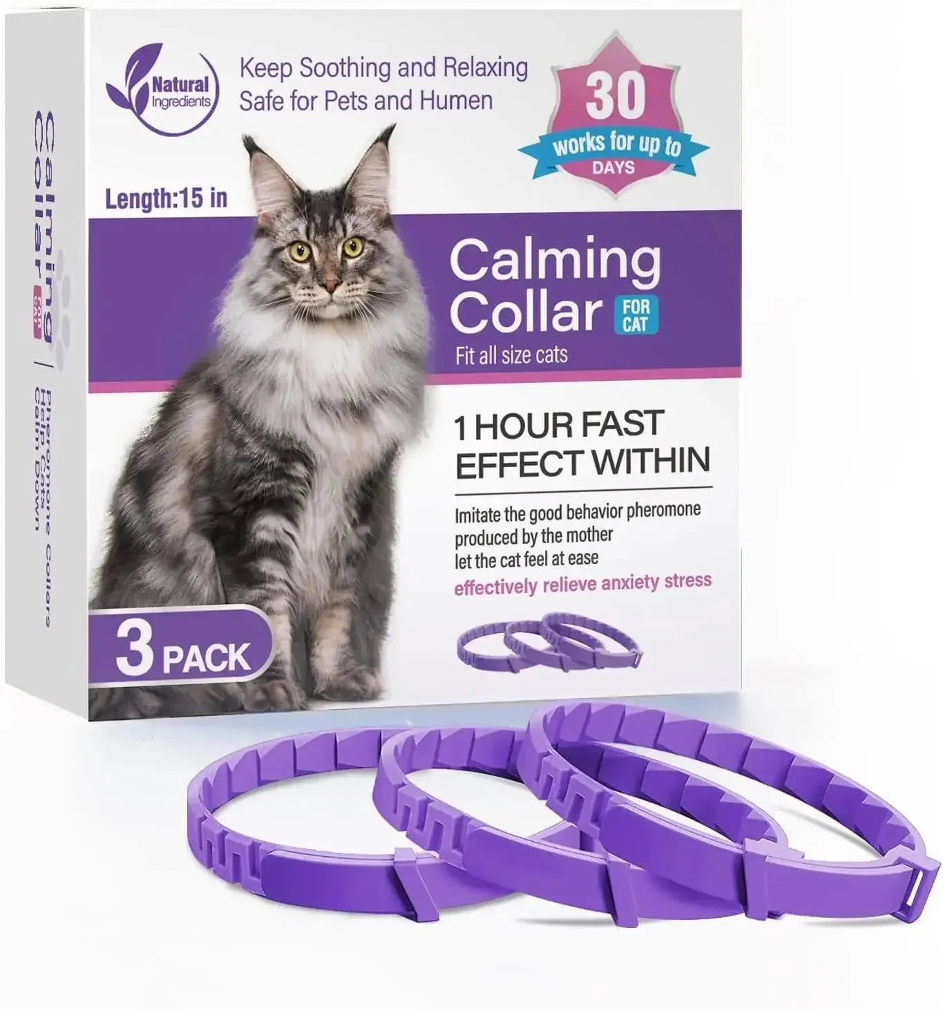 Pet Calming Collar For Cats & Dogs - Purrfect Pet Kingdom