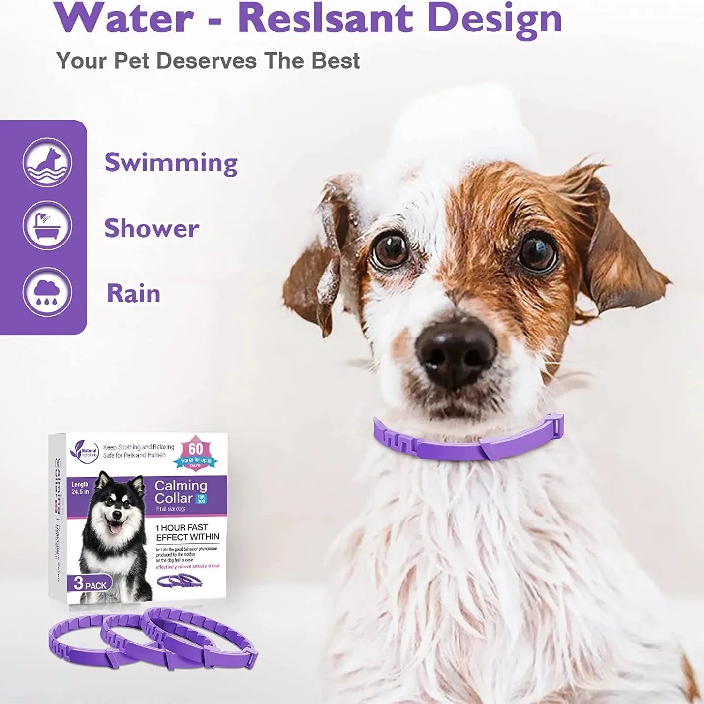 Pet Calming Collar For Cats & Dogs - Purrfect Pet Kingdom