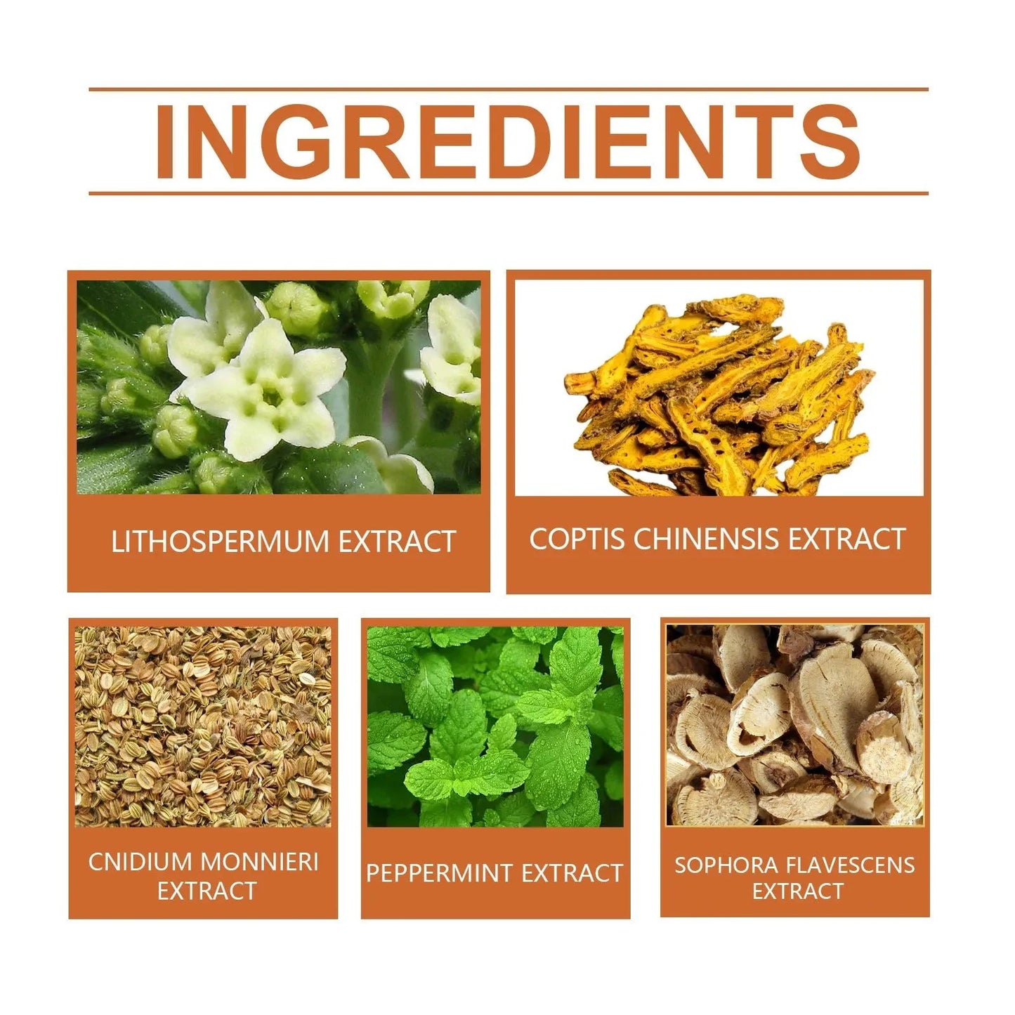 Ingredients for dog and cat anti itch ointment including herbal extracts for allergy relief