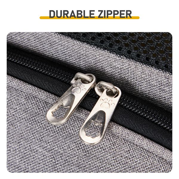 Purrfect Pet Kingdom Pet Carrier Backpack Gray Purrfect Pet Kingdom