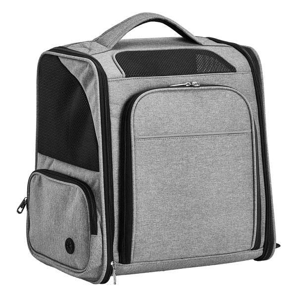 Purrfect Pet Kingdom Pet Carrier Backpack Gray as picture Purrfect Pet Kingdom