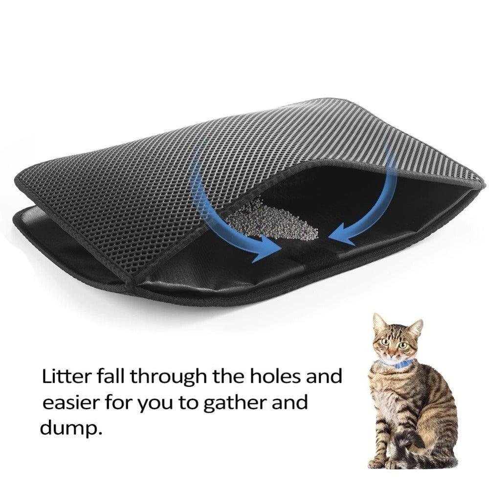 Cat Litter Mat Honeycomb Double Layer Trapping