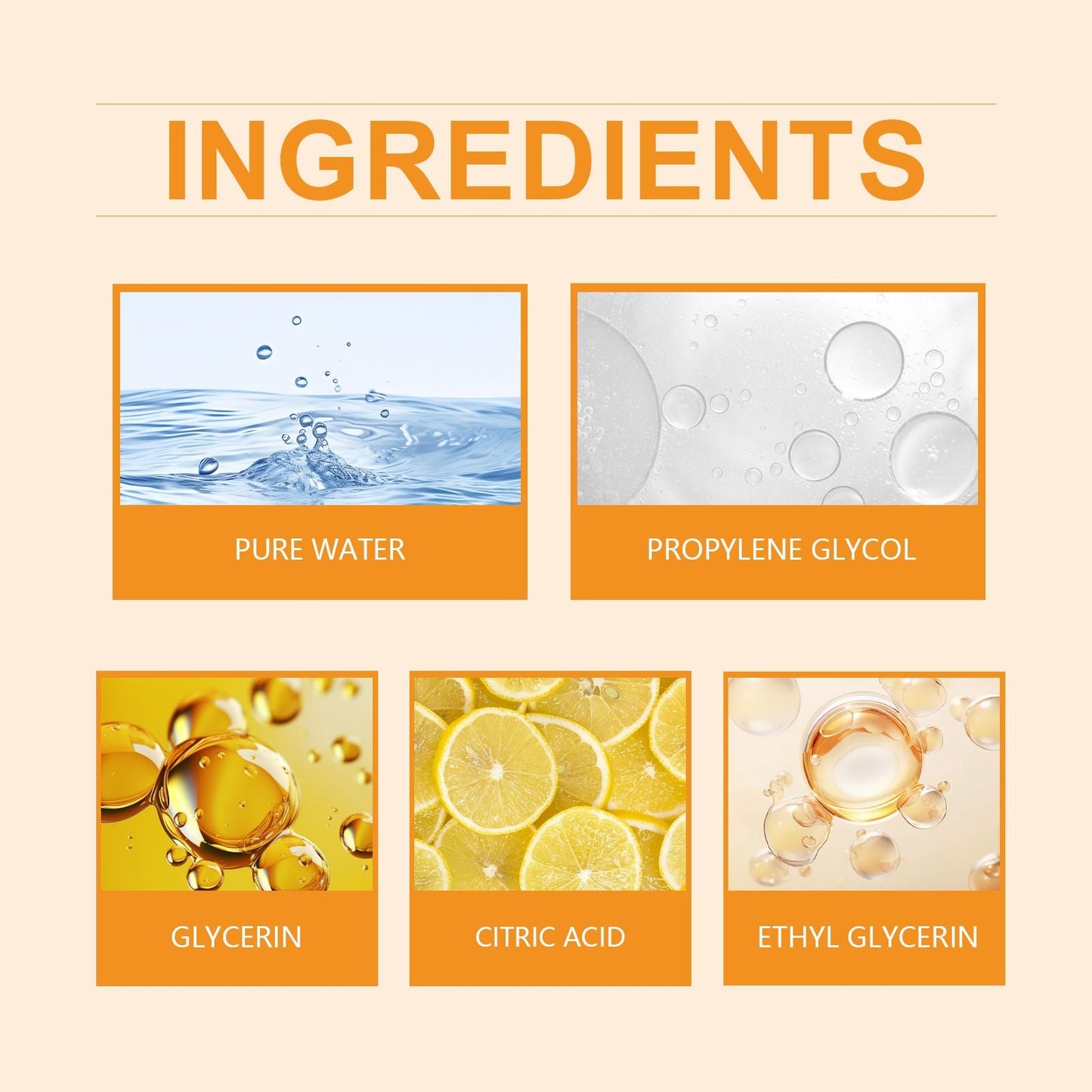 Ingredients for pet dental care fresh breath wipes including water, propylene glycol, and glycerin