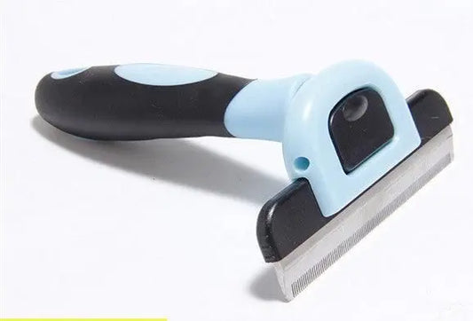 Purrfect Pet Kingdom Pet Detangling Comb with Ergonomic Handle Big Blue Purrfect Pet Kingdom