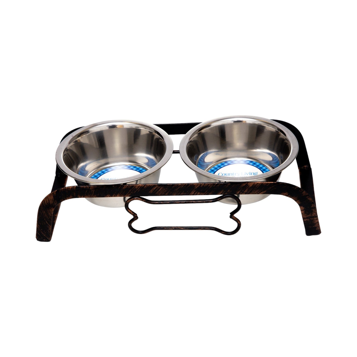 Purrfect Pet Kingdom elevated bowls with stainless steel dishes, perfect raised pet bowls for dogs