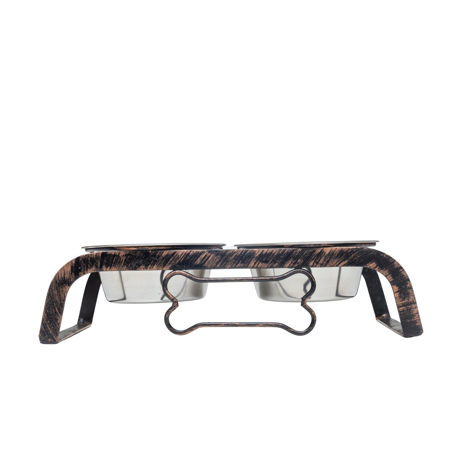 Stylish elevated bowls with metal stand designed for easy feeding of dogs using raised pet bowls for dogs