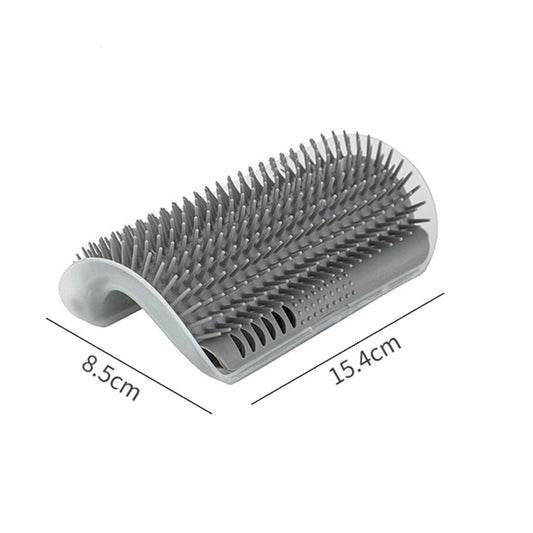 Purrfect Pet Kingdom Shedding Brush Pet Grooming Supplies for Shedding Grey Purrfect Pet Kingdom
