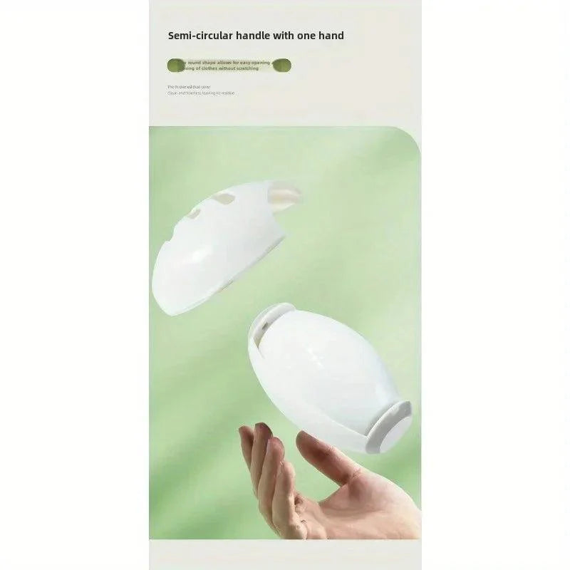 MANDOTOS pet hair remover for furniture with semi-circular handle designed for easy one-handed use