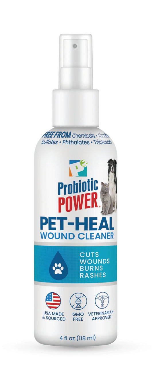 Pet Heal Probiotic Wound Cleaner For Dogs Cats 4 Oz Approved - main product image