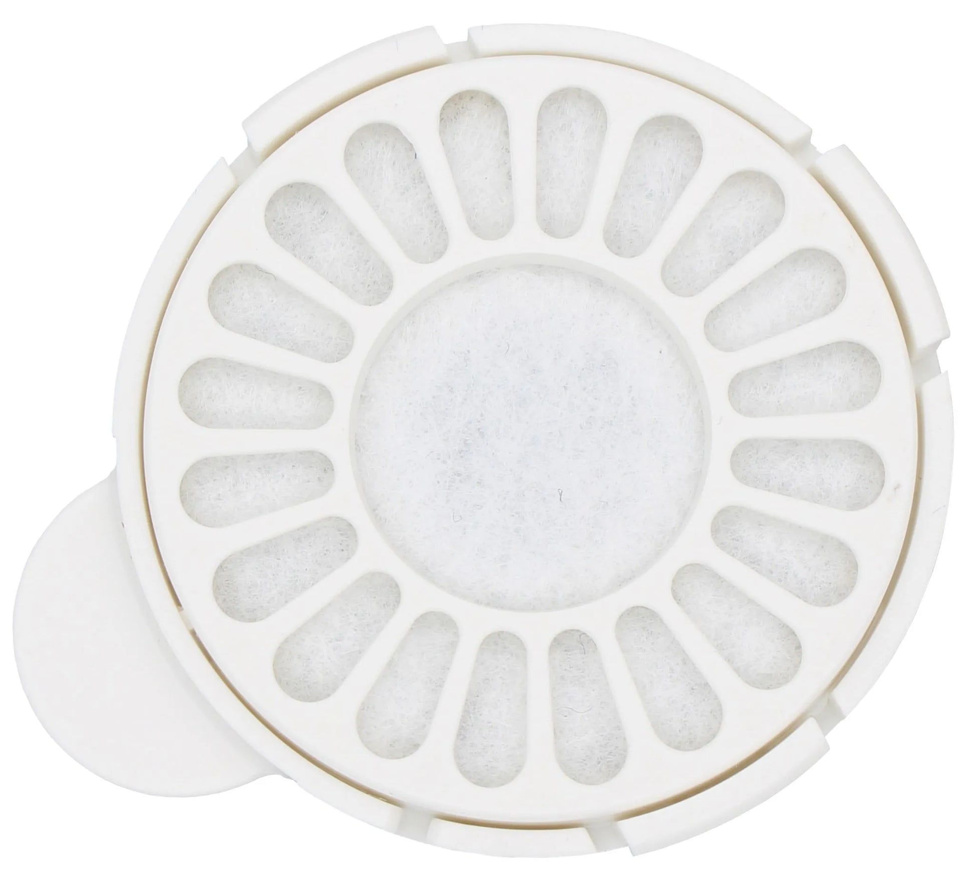 Pet Life ® 'Auto-Myst' 2-in-1 Filtered Water Dispenser and Food Bowl replacement filters, 6 pack, essential for pet hydrat...