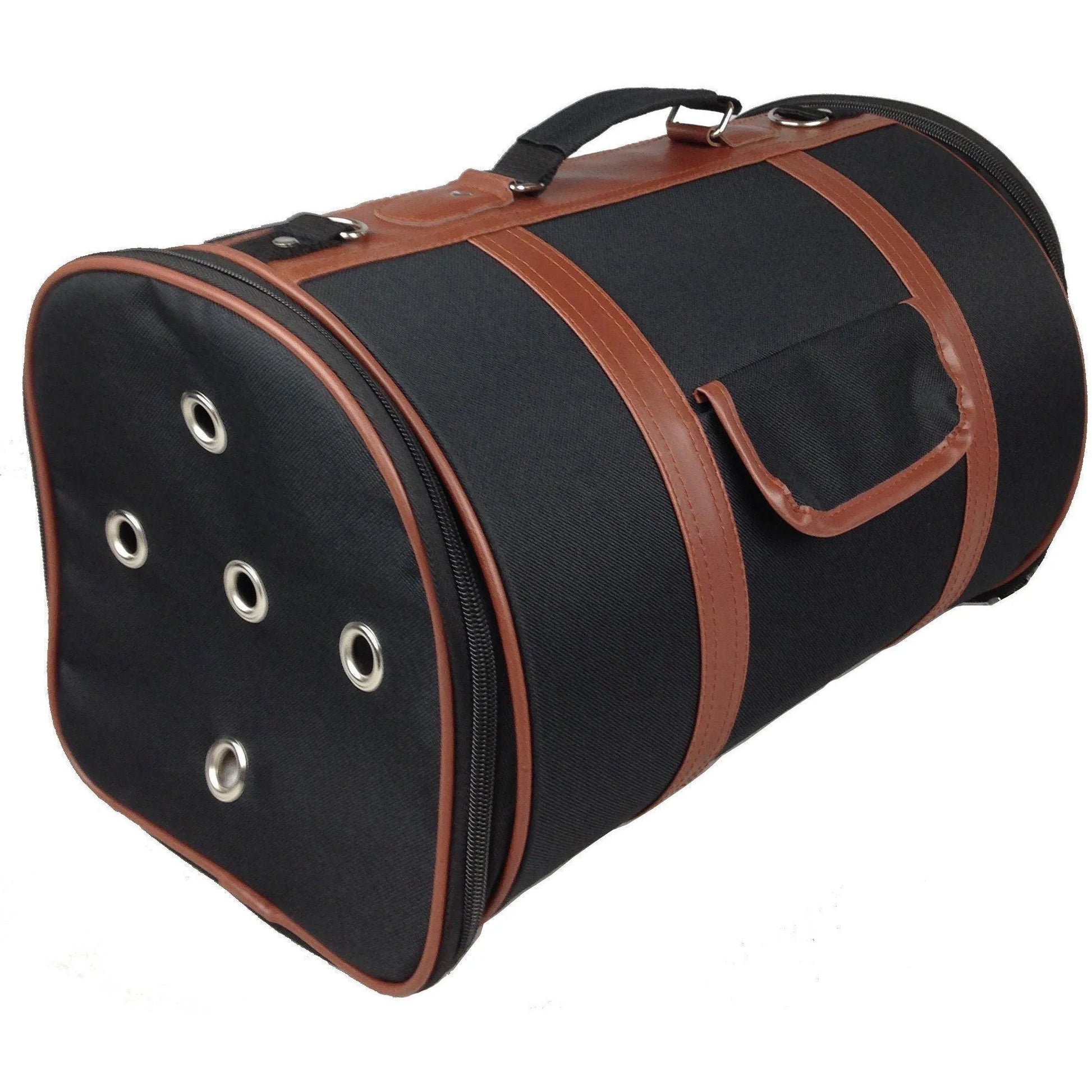 Pet Life ® 'Bark Avenue' cylindrical airline-approved pet dog carrier in stylish design, perfect for travel, priced at $50...