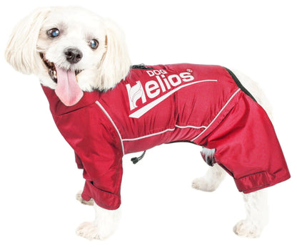 Pet Life - Dog Helios ® 'Hurricanine' Waterproof and Reflective Full Body Dog Coat - Apparel