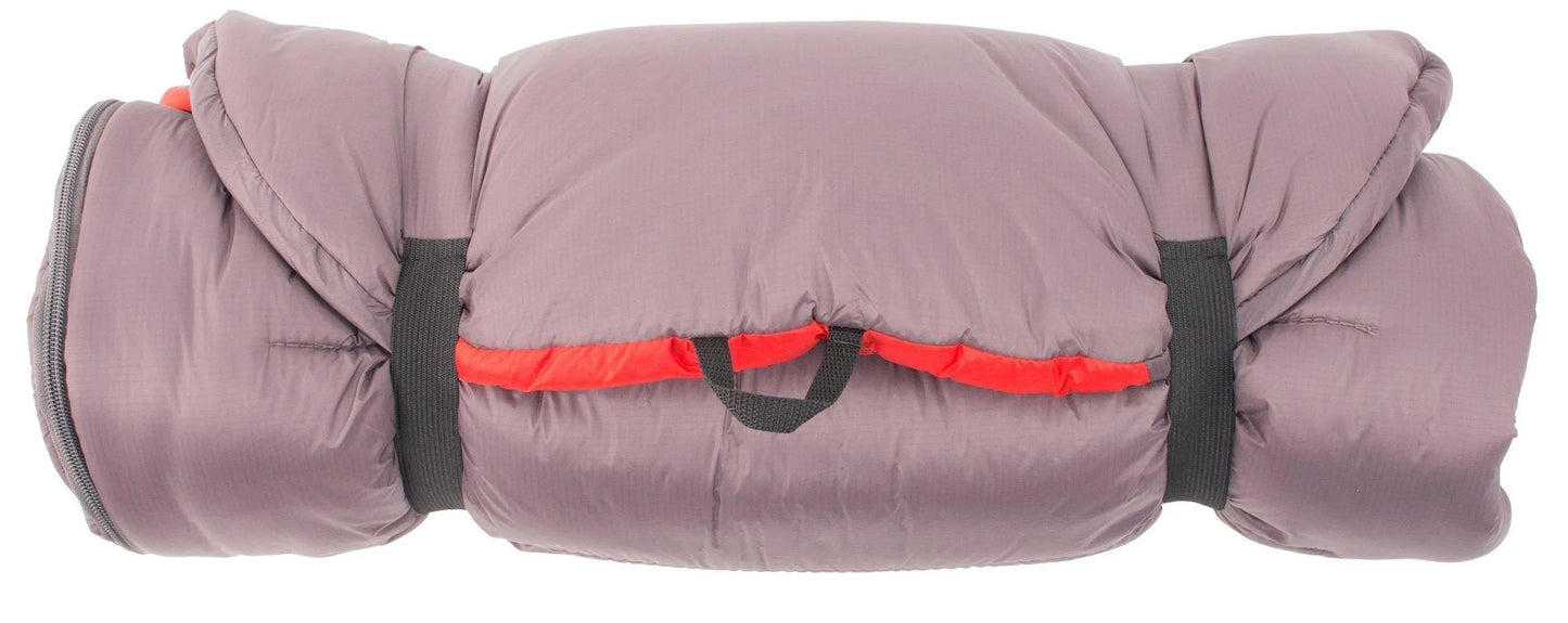 Dog Helios® 'Trail-Barker' multi-surface water-resistant travel camping dog bed by Pet Life in red, perfect for outdoor ad...