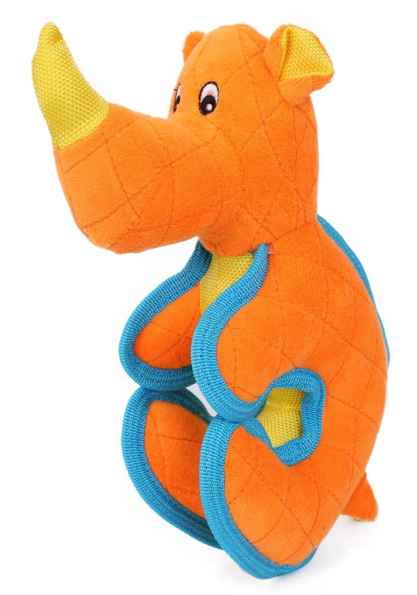 Pet Life - Durable Plush Dinosaur Squeaker Toy for Dogs Heavy Duty Nyl - Dog Toys
