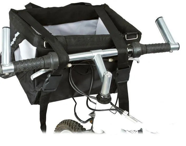 Pet Life ® 'Fur-Cycle' 2-in-1 Bicycle Attachment, soft folding dog carrier in black, perfect for travel with pets, priced ...