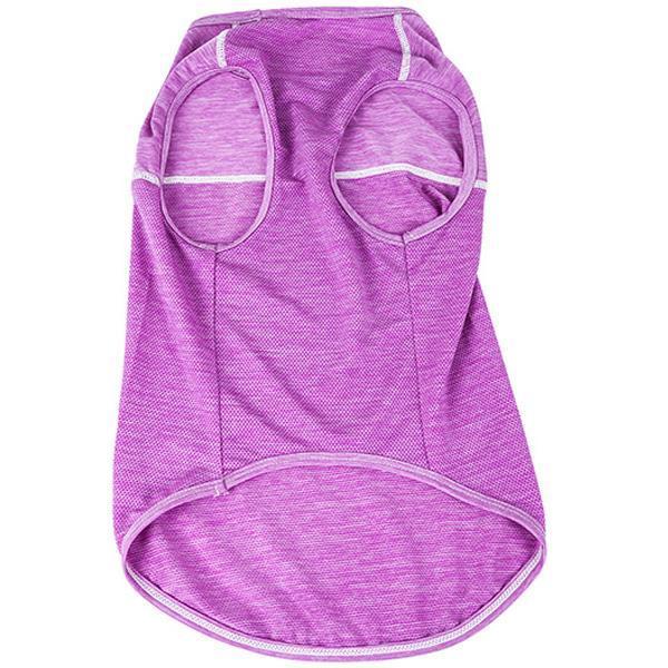 Pet Life ® Active 'Aero-Pawlse' Quick-Dry and 4-Way-Stretch Yoga Fitness Dog T-Shirt Tank Top