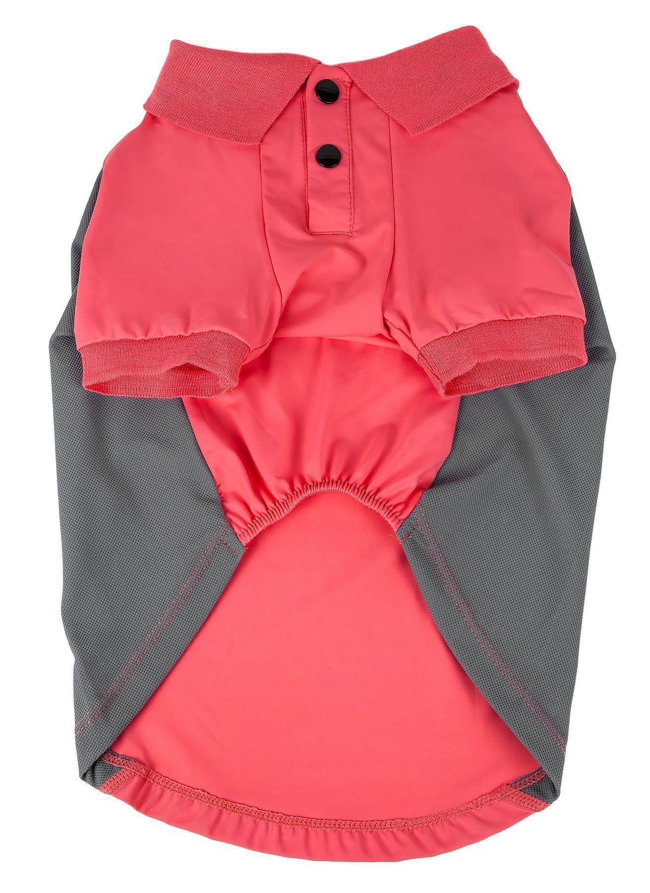 Pet Life ® Active 'Barko Pawlo' Relax-Stretch Quick-Drying Performance Dog Polo T-Shirt