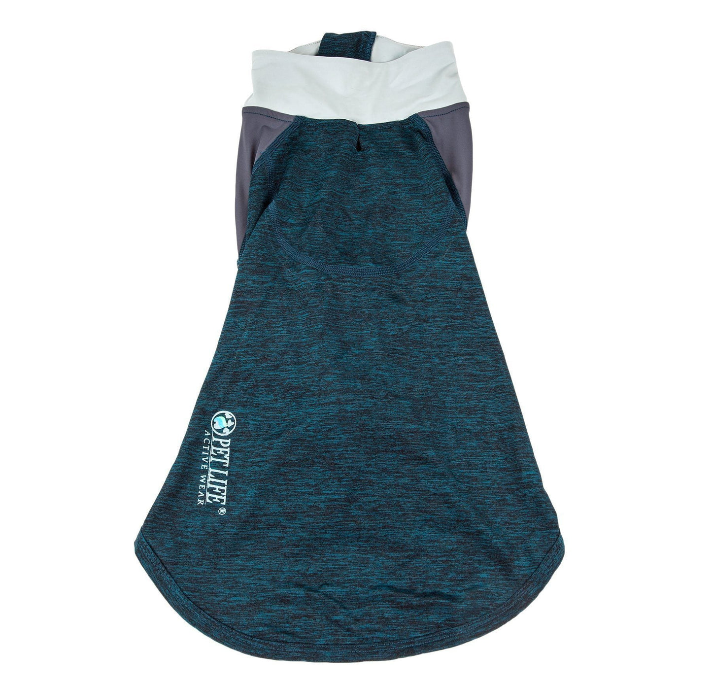 Pet Life ® Active 'Chewitt Wagassy' 4-Way-Stretch Yoga Fitness Long-Sleeve Dog T-Shirt