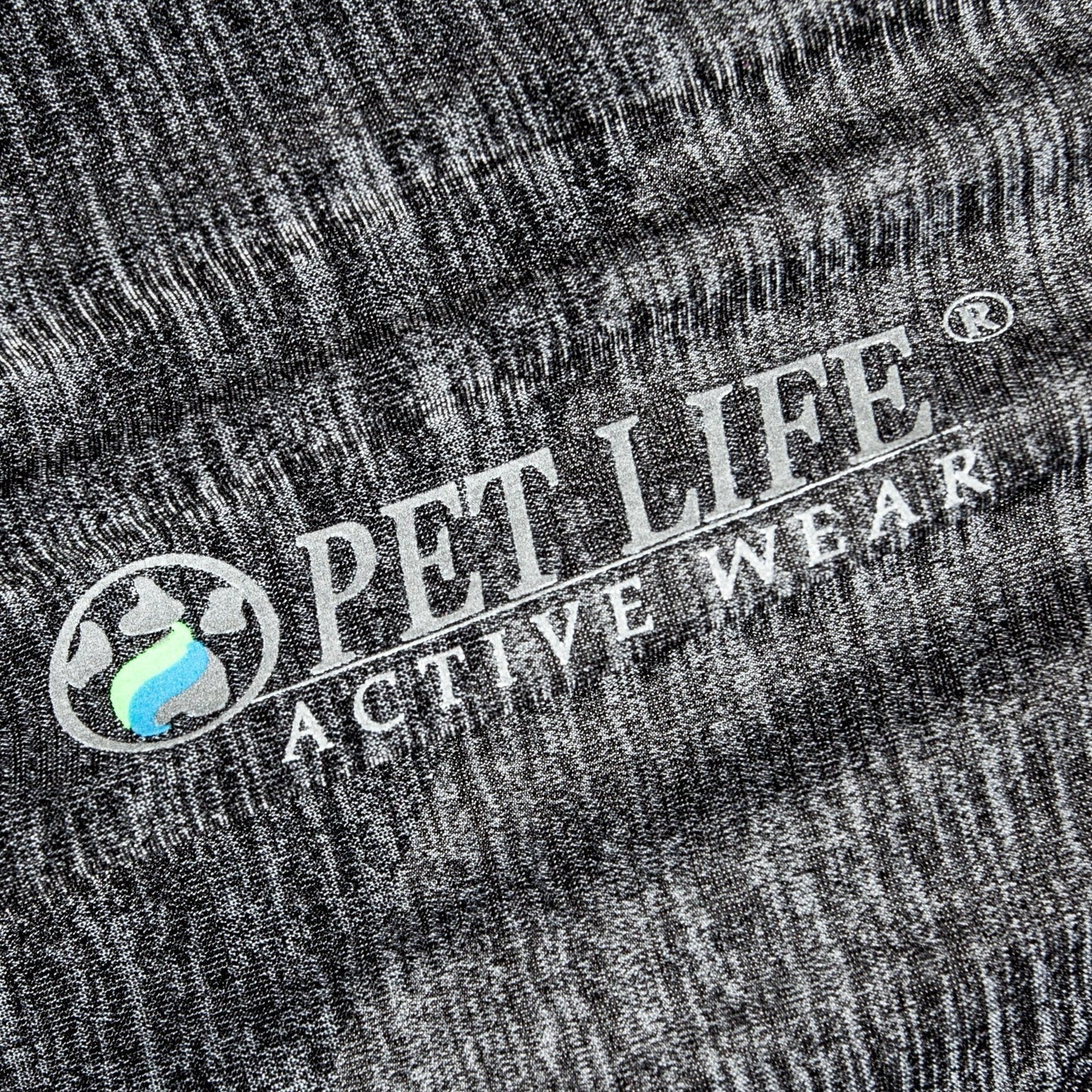 Pet Life ® Active 'Chewitt Wagassy' 4-Way-Stretch Yoga Fitness Long-Sleeve Dog T-Shirt