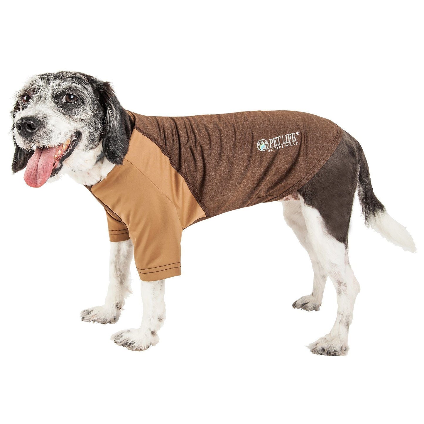 Pet Life ® Active 'Hybreed' 4-Way-Stretch Fitness Performance Dog T-Shirt
