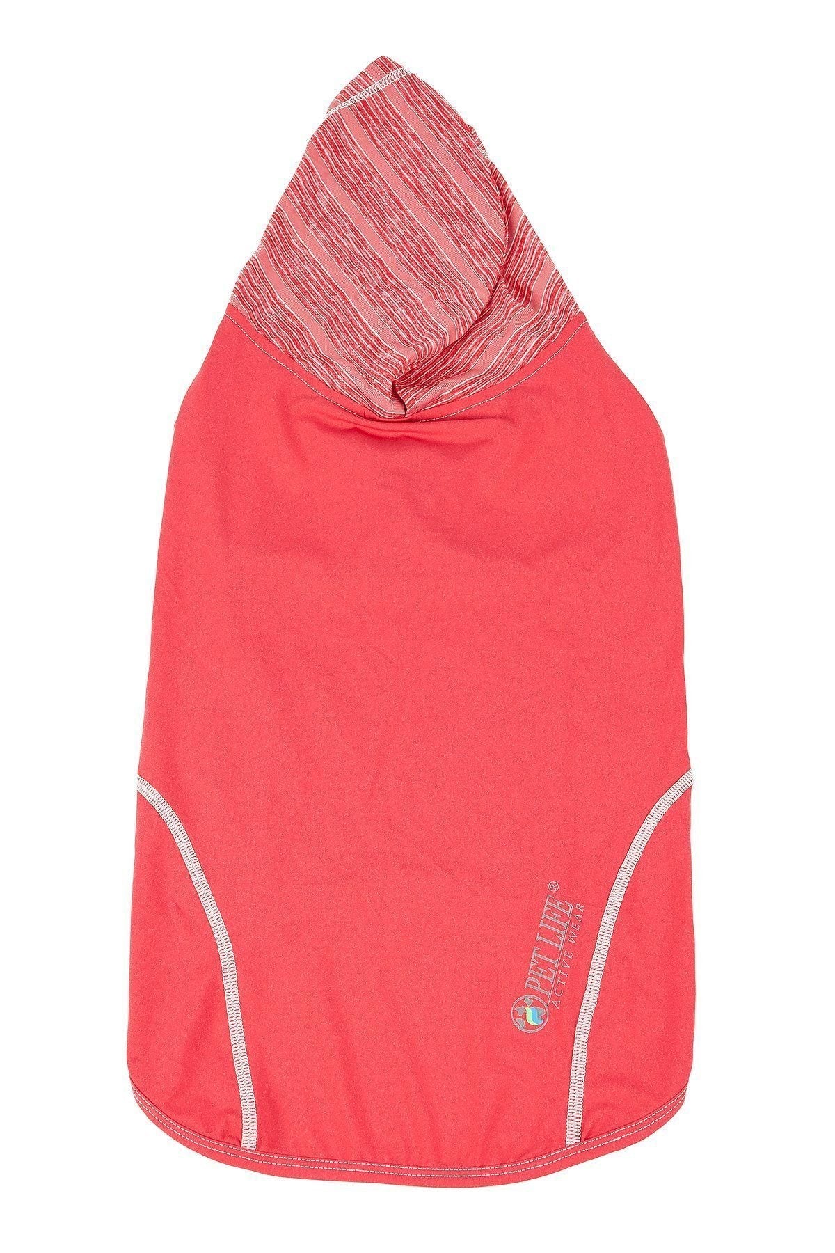 Pet Life ® Active 'Pull-Rover' 4-Way Stretch Sleeveless Fitness Yoga Dog T-Shirt Hoodie