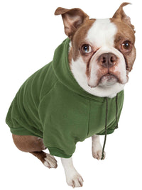 Pet Life ® 'American Classic' Fashion Plush Cotton Hooded Dog Sweater