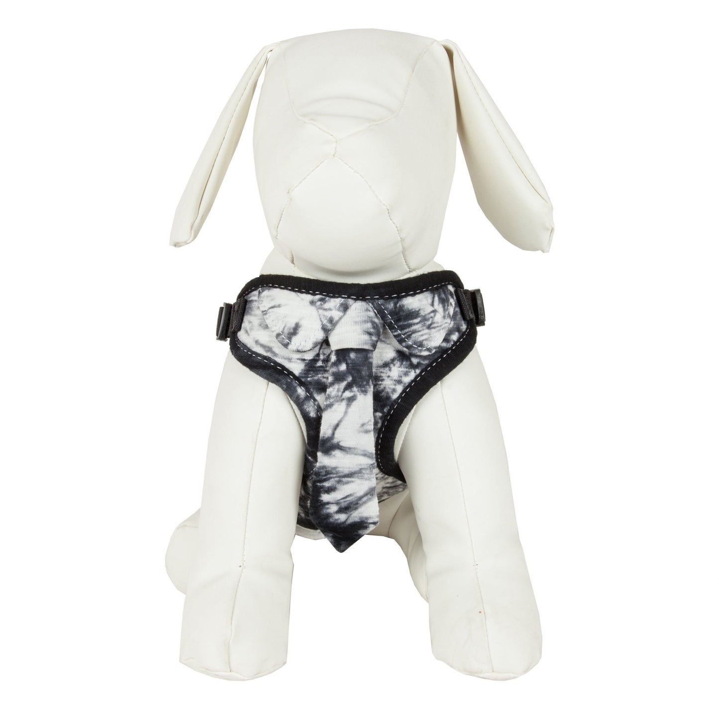 Pet Life ®  'Bonatied' Mesh Reversed Adjustable Fashion Dog Harness W/ Designer Neck Tie