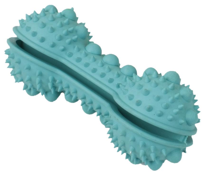 Pet Life ® 'Denta-Bone' TPR Treat Dispensing and Dental