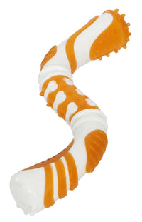 Pet Life ® 'Denta-Twist' TPR Durable Dental Chew Toy