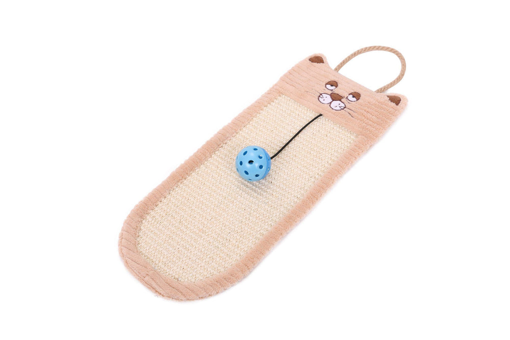 Pet Life ® Eco-Natural Sisal and Jute Hanging Carpet Cat Scratcher
