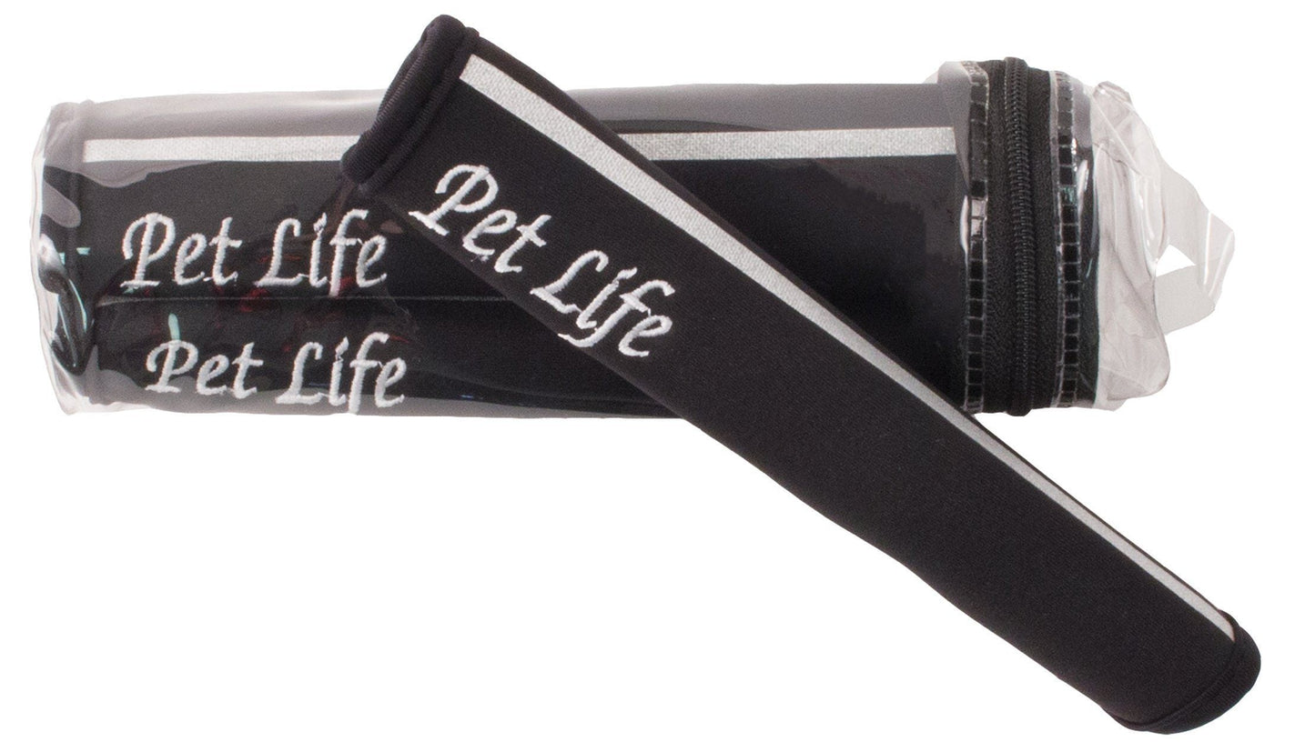 Pet Life ® 'Extreme-Neoprene' Joint Protective Safety Recovery and Reflective Pet Dog Sleeves - Set of 4