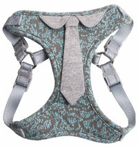 Pet Life ®  'Fidomite' Mesh Reversed and Adjustable Fashion Dog Harness W/ Designer Neck Tie