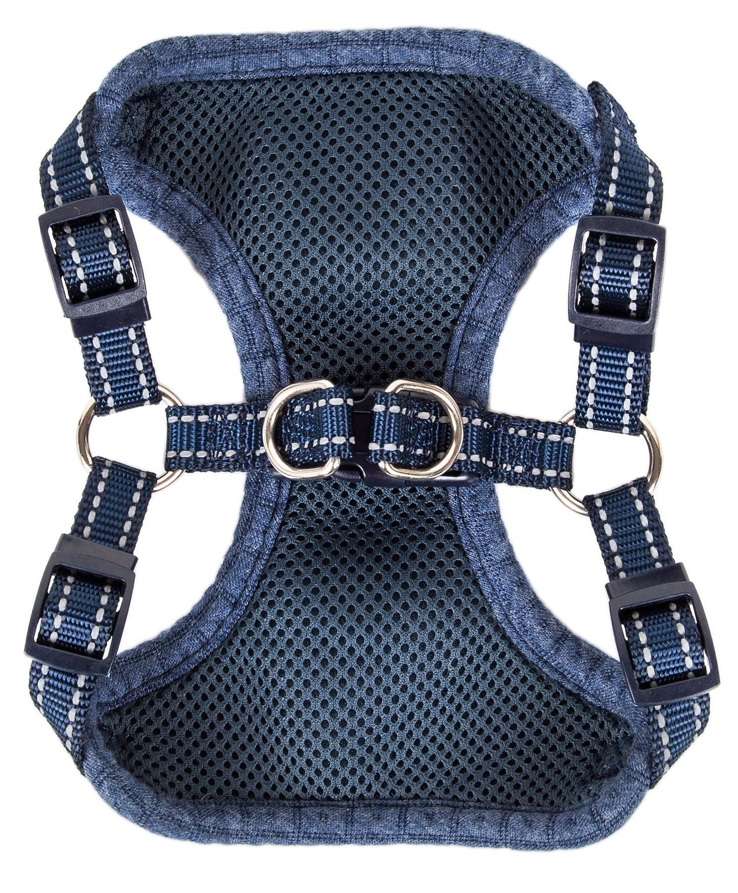 Pet Life ®  'Flam-Bowyant' Mesh Reversed and Adjustable Dog Harness
